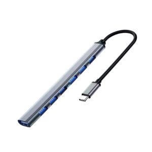 Remax USB HUB Remax USB+TIP C Hub 4xUSB 3.0+TIP C+SD/micro sd+ Audio - Slika 1