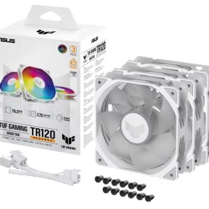 Asus TUF GAMING TR120 ARGB REVERSE WHITE 3IN1 ventilator - Slika 1