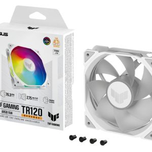 Asus TUF GAMING TR120 ARGB REVERSE WHITE ventilator - Slika 1
