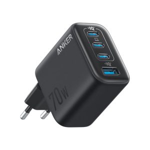 Anker Zolo 70W 4-porta(3x USB-C i 1x USB-A) zidni punjač crni - Slika 5