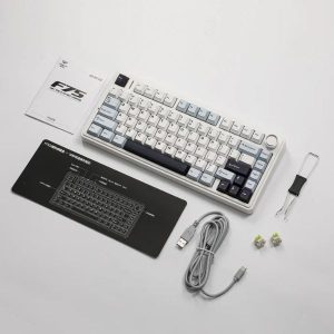 Aula Tastatura AULA AU75 mehanicka SEA SALT BLUE - Slika 2
