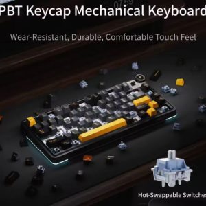 Aula Tastatura AULA AU75 mehanicka Black/Orange - Slika 3