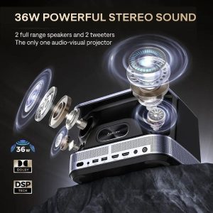 Vankyo Projektor Vankyo Aurzen Boom 3, Smart OS - Slika 4