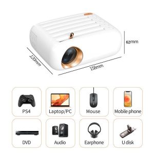 Maxbox Projektor MAXBOX mini HQ2-A V2 +torba,Android - Slika 4