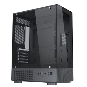 Ig Max Kućište IG-MAX E330-1 ELITENOVA 3ARGB Glass - Slika 1