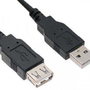 E-Green Kabl USB A - USB A M/F (produžni) 1.8m crni - Slika 2