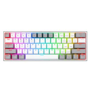 Redragon Fizz Pro White/Grey K616 RGB Wireless/Wired Mechanical Gaming Keyboard - Slika 1