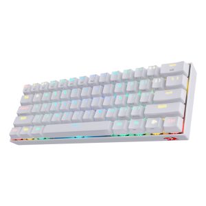 Redragon Draconic K530 PRO RGB Mechanical Gaming Keyboard, 2.4G,BT, 60% White - Slika 2