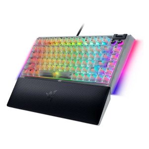 Razer BlackWidow V4 75% - Hot-swappable Mechanical Gaming Keyboard - Phantom White Edition - US Layout - Slika 2