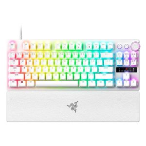 Razer Huntsman V3 Pro Tenkeyless 2025 - 8K Tenkeyless Analog Optical Esports Keyboard - White Edition - Slika 1