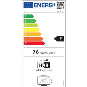 TCL Televizor TCL 55C6KS/QLED-Mini LED/55"/4K UHD/60Hz/Google TV/crna - Slika 2