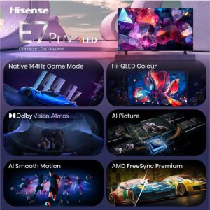 Hisense 65 inča 65E7S PRO Hi-QLED 4K UHD Smart TV - Slika 3