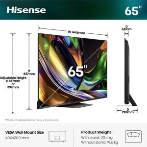 Hisense 65 inča 65UR8S RGB Mini-LED 4K UHD Smart TV - Slika 3
