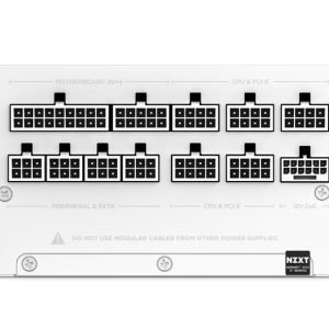 Nzxt C1200 Gold ATX 3.X 1200W (PA-2G2BW-EU) modularno napajanje belo - Slika 2