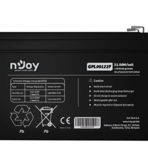 Njoy GPL09122F baterija za UPS 12V 9Ah (BTVACIUOCTB2FCW02B) - Slika 2
