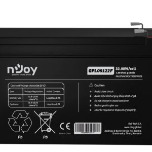 Njoy GPL09122F baterija za UPS 12V 9Ah (BTVACIUOCTB2FCW02B) - Slika 3