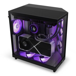 Nzxt H6 Flow RGB kućište crno (CC-H61FB-R1) - Slika 3
