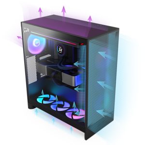 Nzxt H7 Flow RGB kućište crno (CM-H72FB-R1) - Slika 4