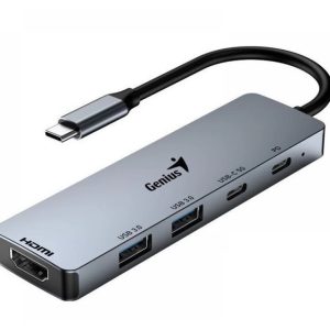 Genius UH-500 5-in-1 USB Hub srebrni - Slika 4
