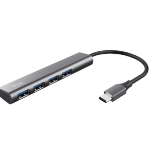 Trust Adapter TRUST HALYX USB-C HUB-3.2/4xUSB/siva - Slika 2