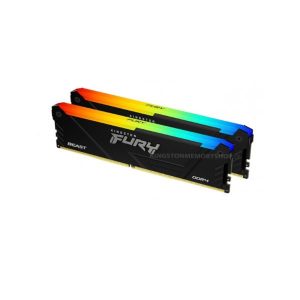 Kingston Memorija KINGSTON 16GB(2x8GB)/DIMM/DDR4/3200GHz/CL16/FURY Beast RGB - Slika 2