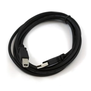 E-Green Kabl USB A - USB B M/M 1.8m crni (full bakar) Premium - Slika 1