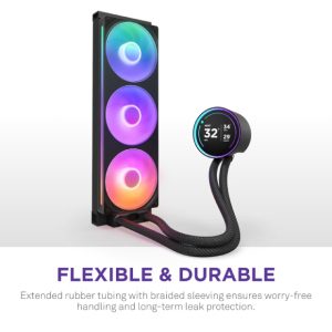 Nzxt Kraken Elite 420 RGB V2 vodeno hlađenje crno (RL-KR42E-B2) - Slika 3