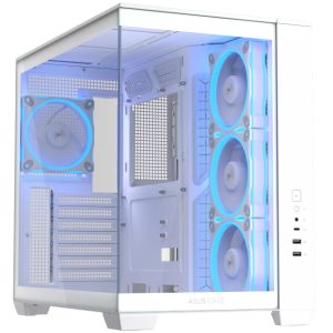 Asus A32 PLUS TG ARGB micro-ATX kućište belo - Slika 5
