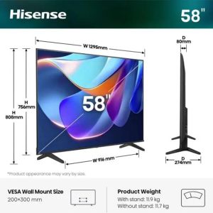 Hisense 58 inča 58E6ST LED 4K UHD Smart TV - Slika 5