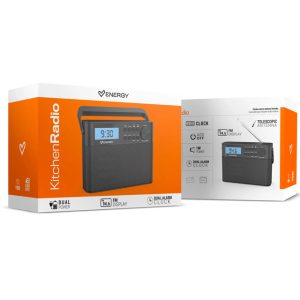 Energy Sistem Kitchen Radio Black - crni (M50093) - Slika 5