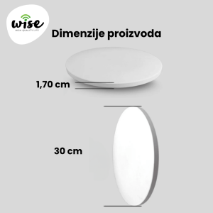 Wise Bluetooth LED plafonjera 24W, RGBCW - Slika 2