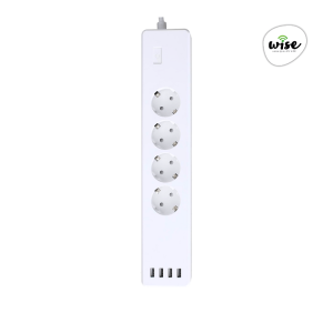 WISE pametni produžni kabl sa 4 utičnice i 4 USB priključka - Slika 1