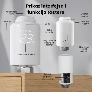 Zigbee radijatorski termostat WTRTTG1 - Slika 4