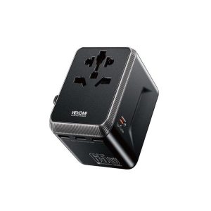 Wekome WP-U69 Univerzalni Strujni GaN punjač, 5-porta USB (3.0 i 4 x 3.1 tipC-EU/UK/AU/US/JAP) 65W, crni - Slika 5