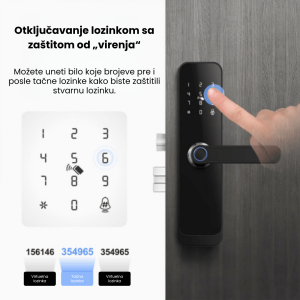 Wise pametna brava sa 5 načina otključavanja, WSHB20 - Slika 4
