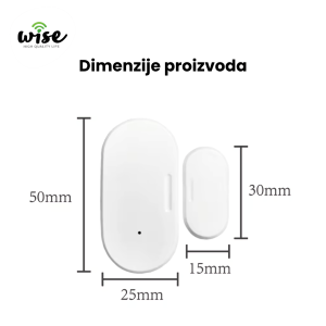 ZigBee senzor za vrata i prozore – mini verzija – , WSHS01-M-Z - Slika 2