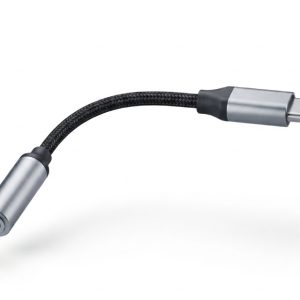 E-Green Adapter USB 3.1 tip C (M) - 3.5mm stereo (F) crni - Slika 1