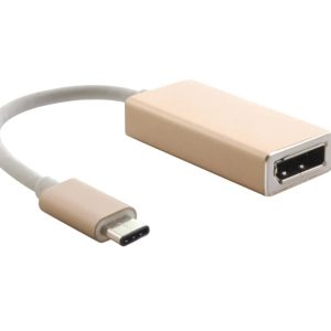 E-Green Adapter USB 3.1 tip C (M) - Display Port (F) metalni - Slika 1
