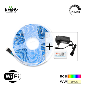WISE pametna RGBWW LED traka – 5m – WSHLT5-RGBWW - Slika 1