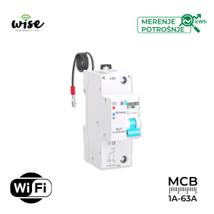 WiFi pametni osigurač sa funkcijom praćenja parametara mreže 1P+N 1-63A - Slika 1