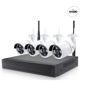 Wise pametni komplet za video nadzor – 4 vodootporne kamere 3MP sa NVR - Slika 1