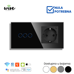 Wise modularni set pametan prekidač 3t + pametna utičnica - Slika 4