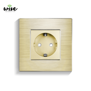 Wise utičnica 16A, aluminijum krem - Slika 1
