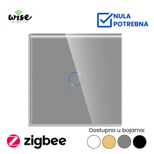 Wise pametni Zigbee prekidač, 1t staklo - Slika 3