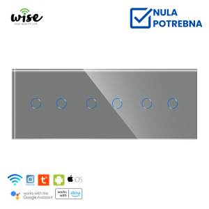 Wise pametni prekidač 6 tastera – modularni sa 3 modula - Slika 2