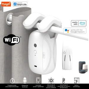 WiFi robot za zavese na oklagija garnišnama - Slika 2