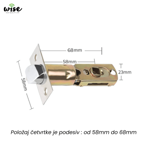 Pametna kuglasta brava sa otiskom prsta WSHB06 - Slika 4