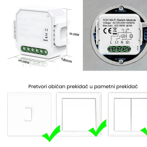 Wise pametni modul prekidač SK 16A B WSHP30 - Slika 5