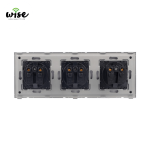 Wise modularni set, trostruka šuko utičnica, plastični panel - Slika 2