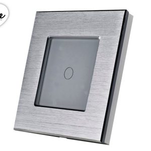 Wise daljinski prekidač - transmiter - 1 taster - aluminijumski panel - Slika 1
